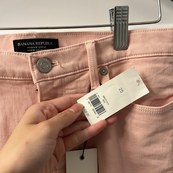 Banana Republic Pink Denim Skinny Jeans - Picture 2 of 2